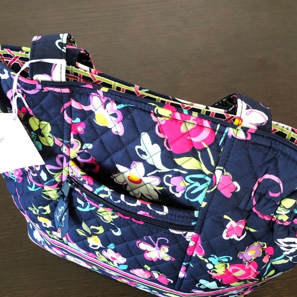 NWT Vera Bradley "Laura Ribbons" Tote Purse. See Photos For Description - Picture 3 of 14